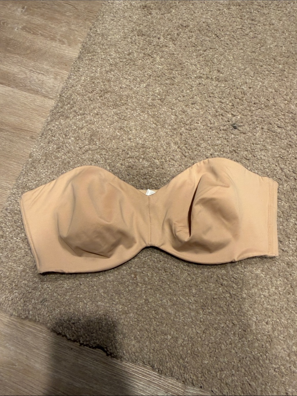 Strapless Nude Bandeau Bra - Seamless Support